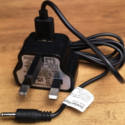 Image of 1.5m Black USB Adaptor Plug for Christmas SnowSwirl Decorations