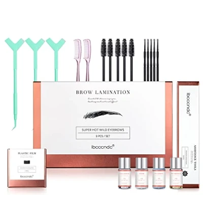 Image of Eyebrow Lamination Kit,Professional Brow Lift Kit,DIY Eye Kit for Natural Trendy Shaping Brow,Thicker Brows, Easy to Use and Long Lasting Results