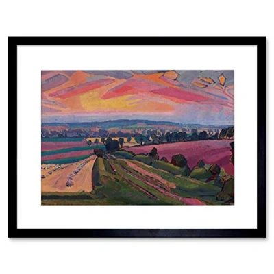 Image of Wee Blue Coo Painting Spencer Gore The Icknield Way Framed Wall Art Print