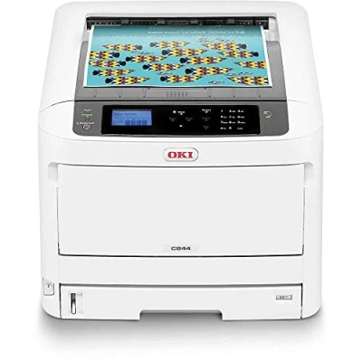 Image of OKI C844dnw Printer colour Duplex LED A3 1200 x dpi up to 36 ppm (mono) / (colour) capacity: 400 sheets USB 2.0, Gigabit LAN, Wi Fi(n), NFC, 2.0 host