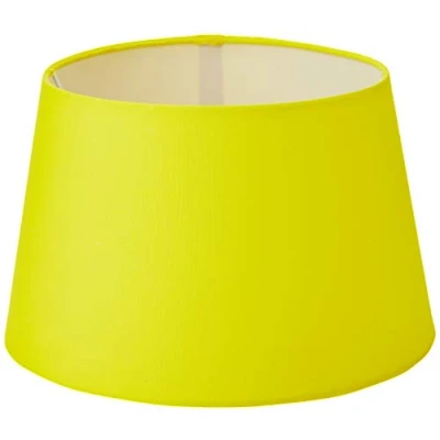 Image of Oaks Lighting S901/12 MS Cotton Drum Shade, 12 inch, Yellow, Fabric