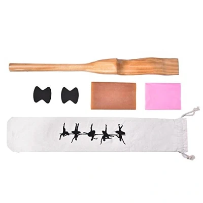 Image of Ballet Foot Stretcher, Arch Stretcher Wooden Dance Stretch Enhancer 30 45 Size Instep Shaper with Foam Pad Elastic Band for Ballet, Latin Belly