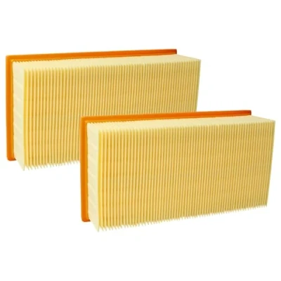 Image of Vhbw 2x Flat Fold Filter compatible with Festo / Festool ct 11, 22, 11E, 44, 33, 22E, 33E Vacuum Cleaner Pleated Element