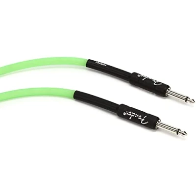 Image of Fender Glow in the Dark Cable Instrument 3 m Green