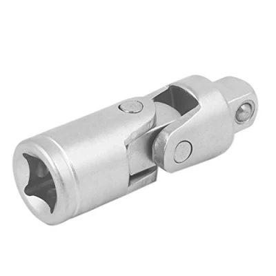 Image of sourcingmap 3/8 inch Square Driver Chrome Vanadium Steel 90 Degree Universal Joint Swivel Socket Adapter