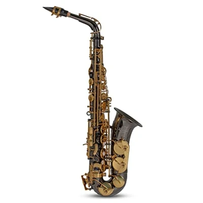 Image of Roy Benson RB700603 Eb Alt Saxophon MOD.AS 202K schwarz lackiert, inkl. leichtem Rechtecketui