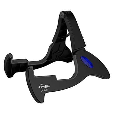 Image of Guitto GGS01B Universal foldable stand for electric and acoustic guitar as well bass