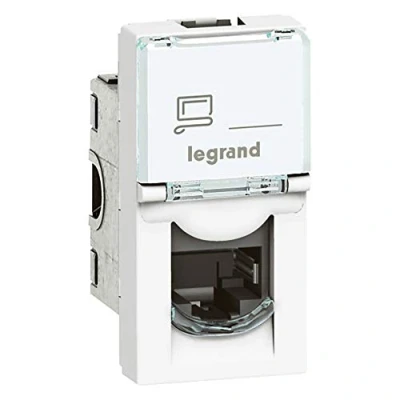 Image of Legrand 0 765 61 RJ 45 White socket outlet outlets