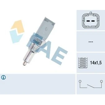 Image of 9633875680, 9659870380 Switch, reverse light FAE 40492 PEUGEOT: Bipper Van, 307 SW, 306 Hatchback, CITROËN: Berlingo / First I