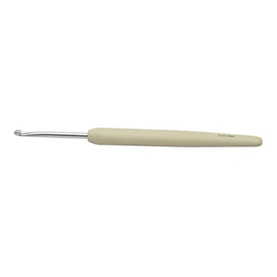 Image of KnitPro KP30906 3.25 mm Waves Aluminium Crochet Hook, Ivory