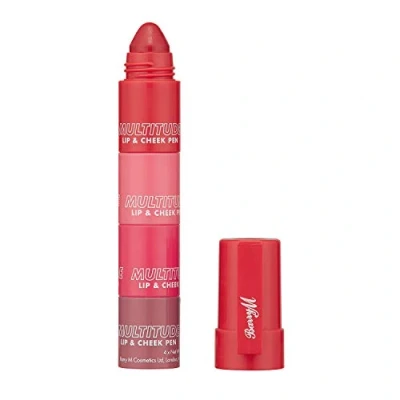 Image of Barry M Cosmetics Multitude Lip &amp; Cheek Pen, Mix And Match Colour Stain In Shade Pink, Sweet Darling