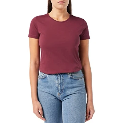 Image of Stedman Apparel Women&#039;s Classic t/St2600 T Shirt, Red (Burgundy Red), S UK