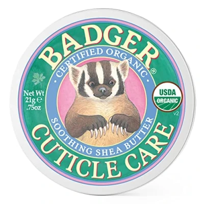 Image of Badger Mini Cuticle Care, For Strong Healthy Nail Growth, With Soothing Shea Butter, Rosemary Fragrance, 21g