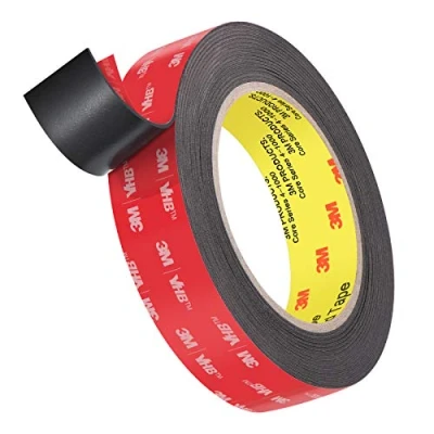 Image of Double Sided Tape, Heavy Duty Mounting Easy Peel Waterproof Foam 4.8m Length, 24mm Width,1.1mm Thickness for Car Decor,Home Decor and Office