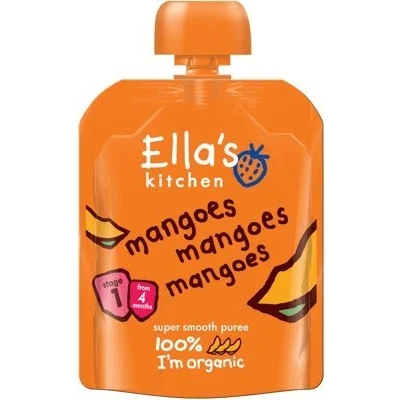 Image of Ella&#039;s Kitchen First Tastes Mangoes 70g (Pack of 8)