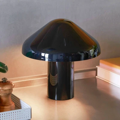 Image of HAY Pao Portable LED table lamp with rechargeable battery black