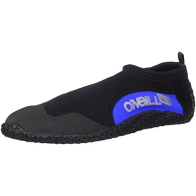 Image of O&#039;NEILL Wetsuits Men&#039;s Reactor 2MM Reef Booties Wetsuit Accessories, Black/Pacific, 10