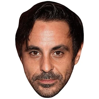 Image of Emun Elliott (Beard) Celebrity Mask, Flat Card Face, Fancy Dress Mask