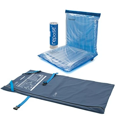 Image of Repose CARE SIT Pressure Relief Seat Cushion with Manual Pump Inflatable for Chair or Wheelchair Back Support Clinically Proven to Prevent Bed Sores and Ulcers
