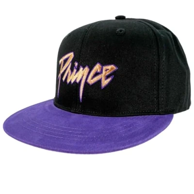 Image of Prince Gold Logo Cap and Symbol, Black, One Size