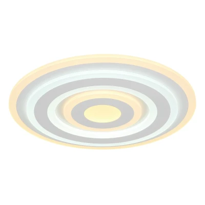 Image of Alois Integrated LED Semi Flush Ceiling Light White Matt 2700 6500K