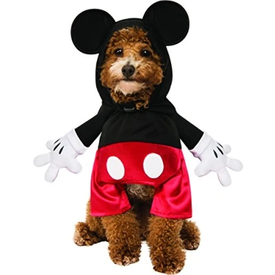 Image of Rubie&#039;s unisex adult Disney: Mickey &amp; Friends Pet Costume, Mouse Party Goods, Multicolor, M Neck 14.5 Girth 20 Back 15 US