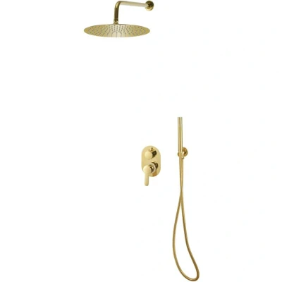 Image of vidaXL Shower System Stainless Steel 201 Gold