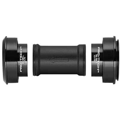 Image of Campagnolo Ekar Pro Tech Bottom Bracket Cups, BB386 (86.5 x 46), Black