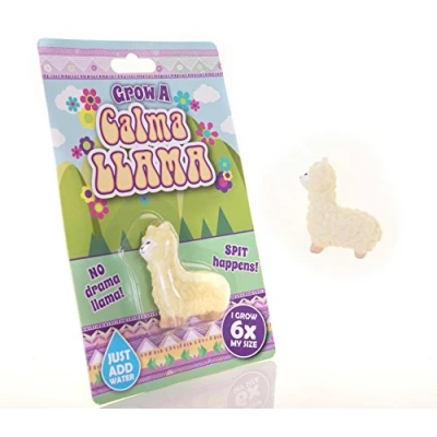 Image of Boxer Gifts Grow A Llama Toy Just Add Water Fun Gift For Kids