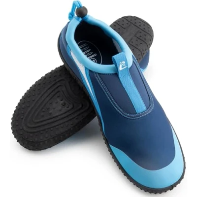 Image of Cressi Coco Jr Shoes Aquashoes Unisex Junior Designed for Water Sports and Comfortable Walking in Humid Environments, Sea Beach, Blue/Azure, 33 EU/1 UK