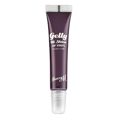 Image of Barry M Gelly Hi Shine Lip Vinyl Gloss, Shade Wandering Deep Purple Glossy Finish