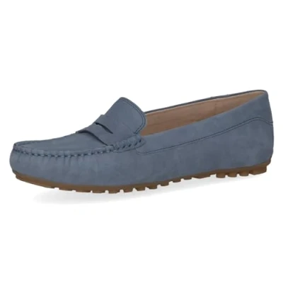 Image of CAPRICE Women 9 24651 42 Moccasin, Blue Suede, 5 UK