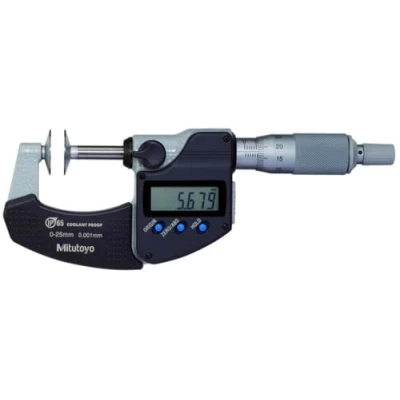 Image of Mitutoyo 323 250 30 Digimatic Disc Micrometers IP65 SPC Data Output 0 25mm