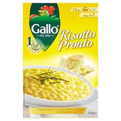 Image of Riso Gallo Risotto Pronto 4 Cheese 175g Pack of 2