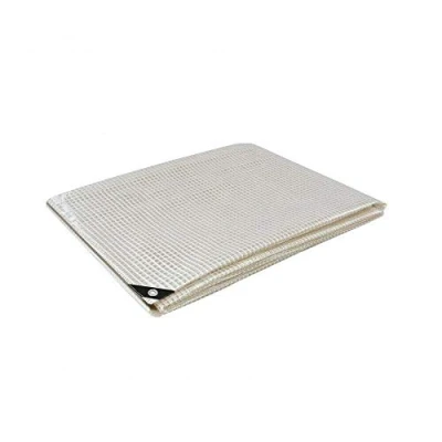 Image of 4 x 6 m Clear Tarpaulin Waterproof Heavy Duty Tarp Sheet Cover, Groundsheet Waterproof, Weatherproof, Frost Resistant, UV Protection, Universal, Multipurpose, Reinforced Eyelets