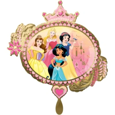 Image of Amscan Anagram 3980601 Disney Princess Foil SuperShape Balloon 34 Inch