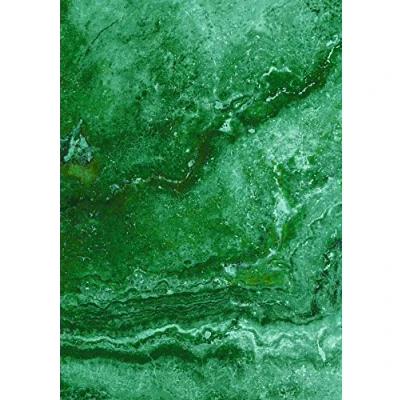 Image of 1 x A4 Printed Sheet of Emerald Green Marble Design Decor Icing Wallpaper Edible Cake Topper Decorated Perfect for larger cakes