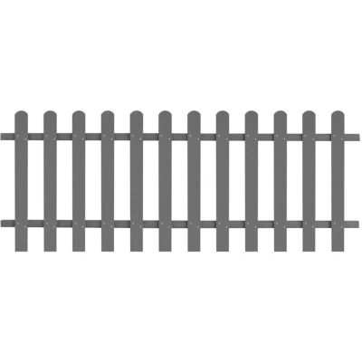 Image of vidaXL Picket Fence WPC 200x80 cm