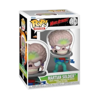 Image of Funko POP! Movies: Mars Attacks Alien Soldier Film Collectable Vinyl Figure Gift Idea Official Merchandise Toys for Kids &amp; Adults Movies Fans Model Collectors