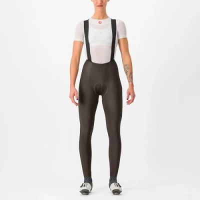 Image of CASTELLI 4522549 305 FREE AERO RC W BIBT Tights Women&#039;s DARK TARMAC Size M