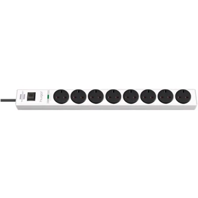 Image of Brennenstuhl hugo! 8 way extension lead, electrical surge protection