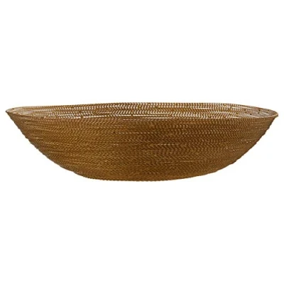 Image of Premier Housewares Decorative Bowl, Metal, Brass, Small