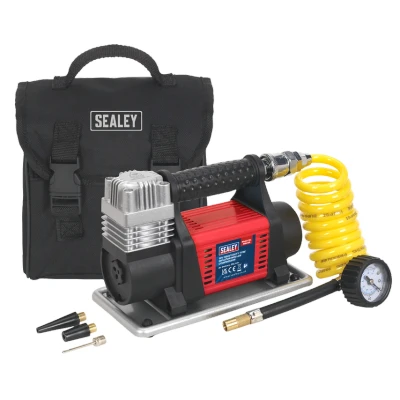 Image of Sealey Tyre Inflator/Mini Air Compressor 12V Heavy Duty