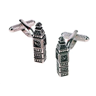 Image of Big Ben Design Cufflinks in Gift Box London Onyx Art CK767