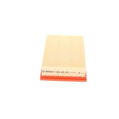 Image of 95021102 Air Filter BOSCH F 026 400 345 57,5mm 161,5mm 231mm Insert VAUXHALL: Mokka / X