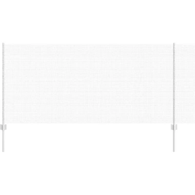 Image of vidaXL Welded Wire Fence with 22 U Posts Silver 1x25 m Steel