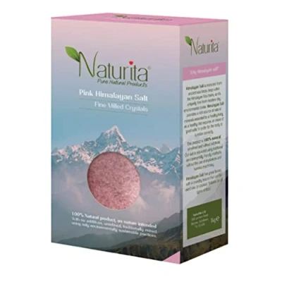 Image of Naturita Pink Himalayan Salt Fine Milled Crystals 1kg