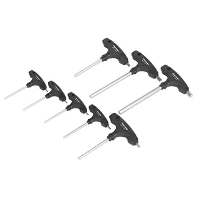 Image of Sealey Premier Hex Key Set 8pc T Handle Metric