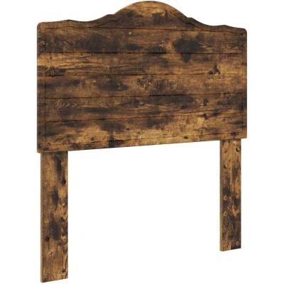 Image of vidaXL Headboard with Smoked Oak 90 cm Engineered wood