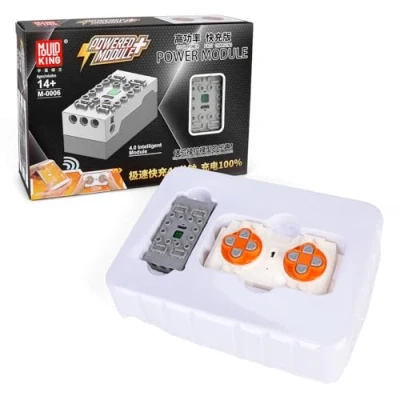 Image of Mould King M0006S 4.0 Powered Module, Including Rechargeable Remote Control and Battery Box, 4 Power Output Port Upgrade Accessories (APP Control/programmable)
